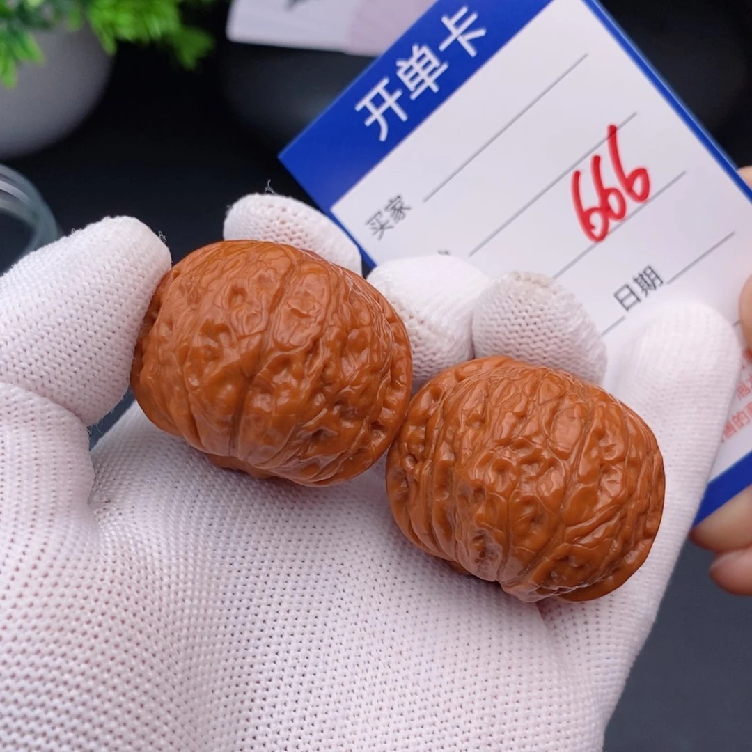 文玩核桃把件37乾隆磨666