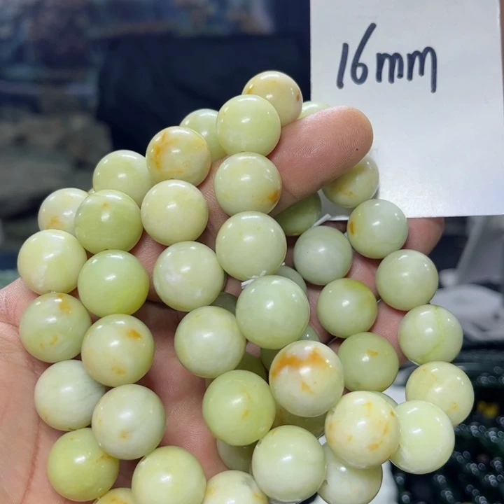 蛇纹石玉手串未镶嵌
