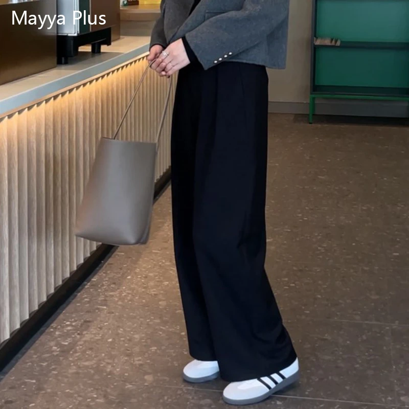 【消胯神器】Mayya Plus麦芽定制轻奢气质显瘦百搭梭织裤子32437611