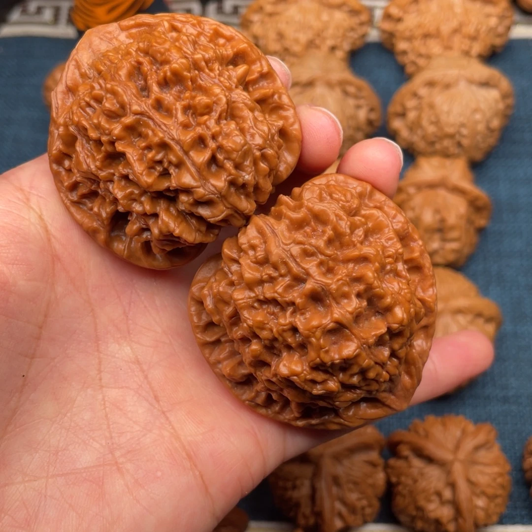 文玩核桃把件49全品毕业原桩官帽