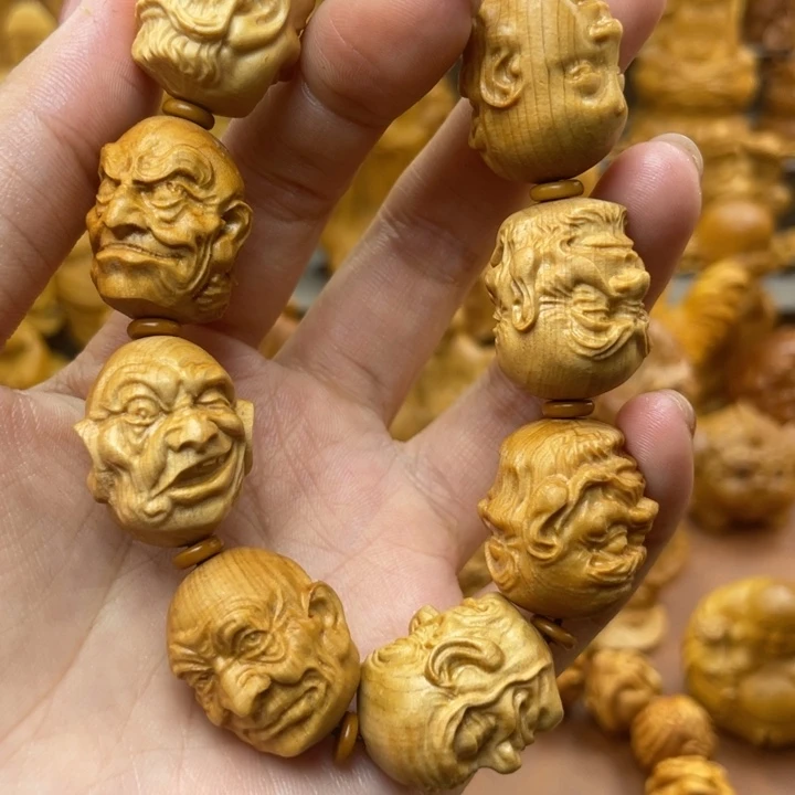 崖柏十八罗汉手串