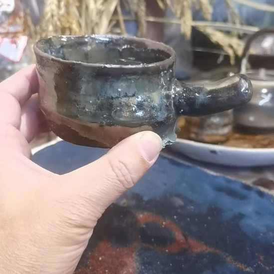 摆件手工高温原矿窑变新品特价福利