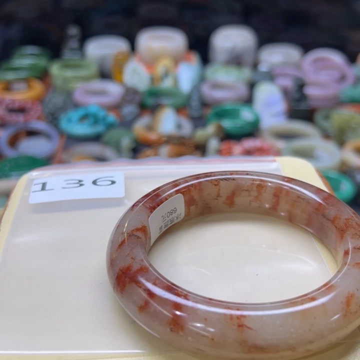 石英质玉手镯未镶嵌云*躲136