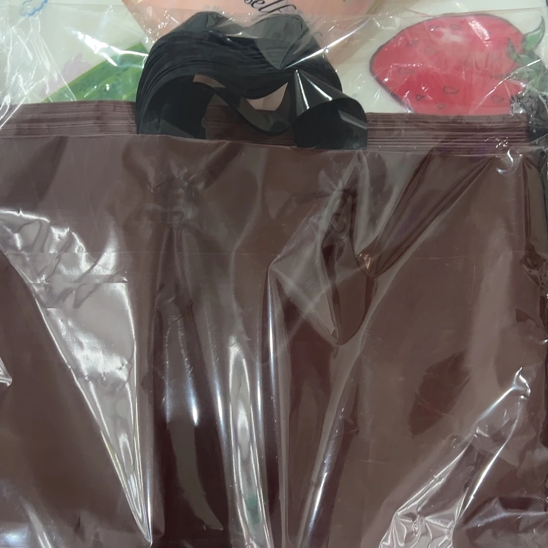 塑料福利款咖色50.40的5包250个