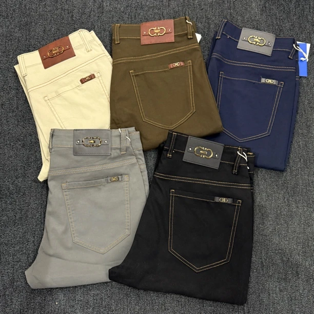 直筒轻奢修身直筒裤喇叭裤夏季休闲裤免烫牛仔裤薄款