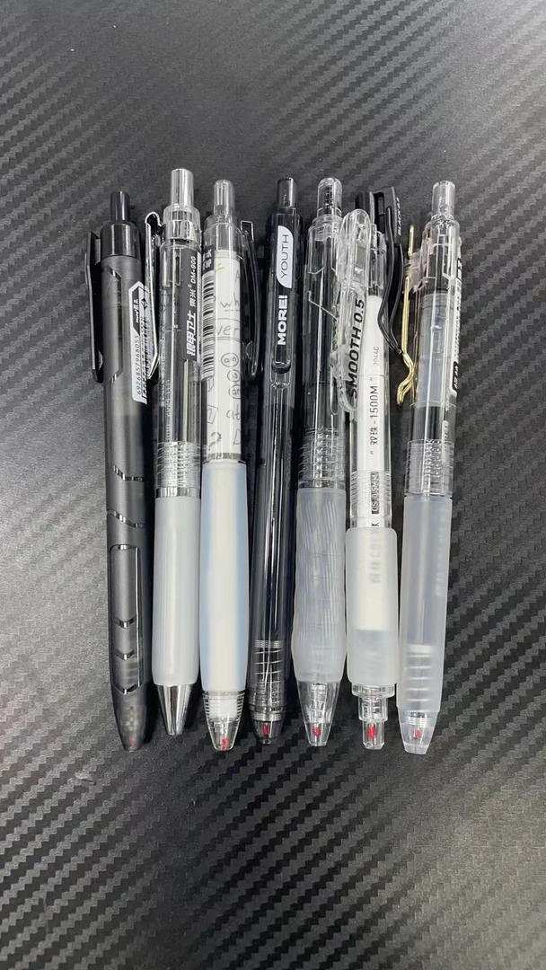 发黑透杆大组合，到手7支黑墨