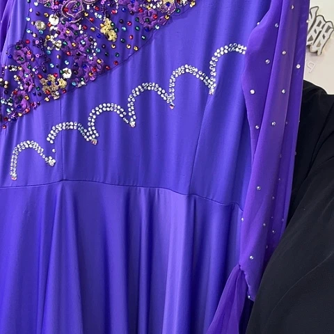 摩登舞交谊舞连衣去