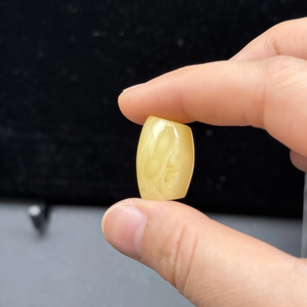 R3902天然原矿蜜蜡马蹄珠15*23mm抖音基地质检发货