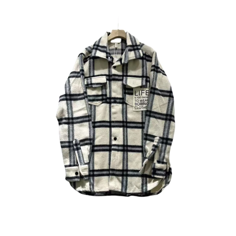 新品格子衬衣外套52170