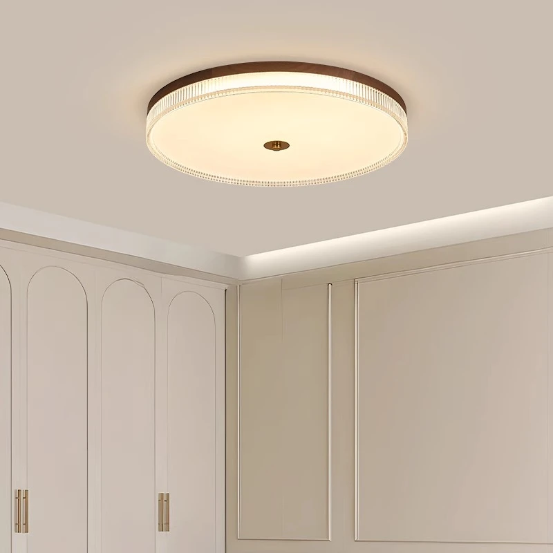 意式极简轻奢中古美式法式复式卧室客厅书房简约全光谱护眼吸顶灯