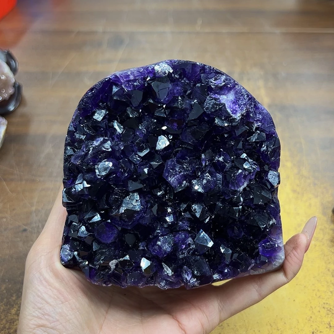 紫晶摆件未镶嵌晶体