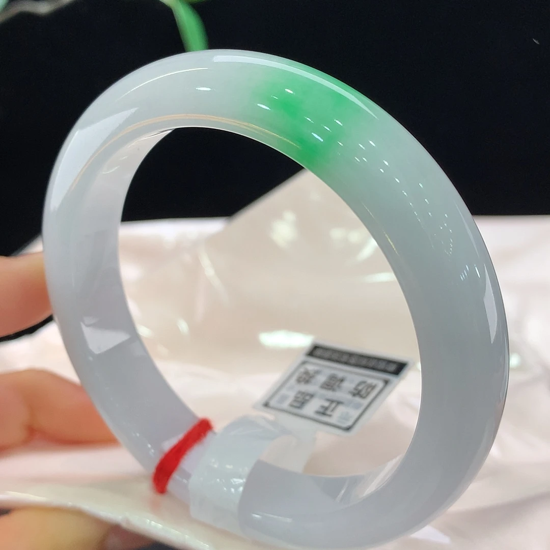 翡翠未镶嵌手镯0354