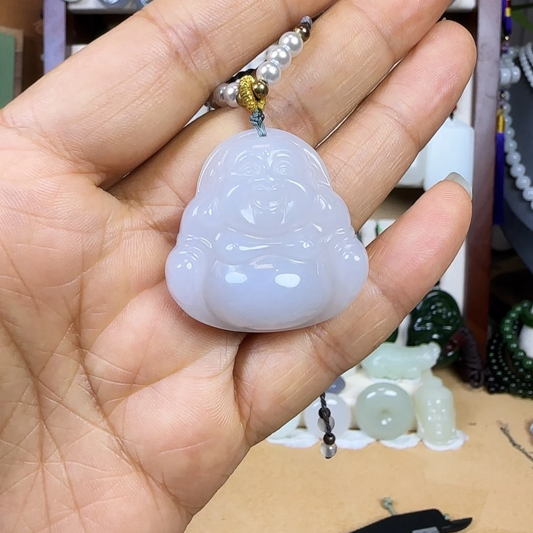 和田玉未镶嵌颈饰无**啡