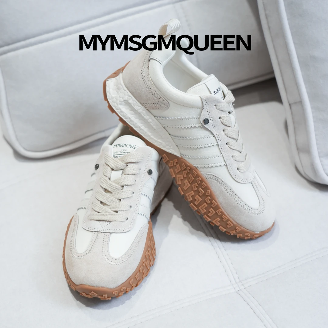 “依旧复古”拼色德训鞋