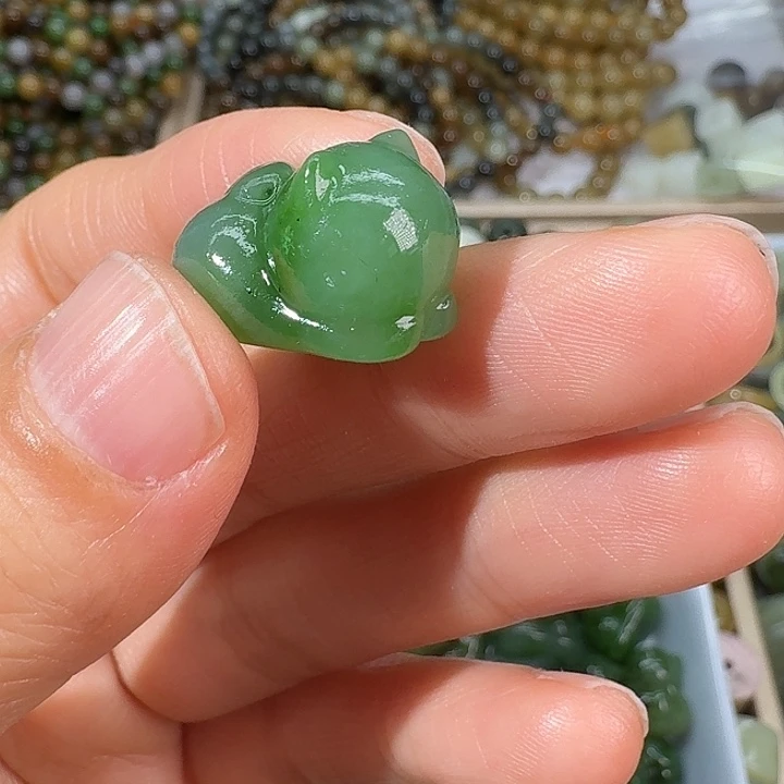 和田玉（碧玉）未镶嵌颈饰1419