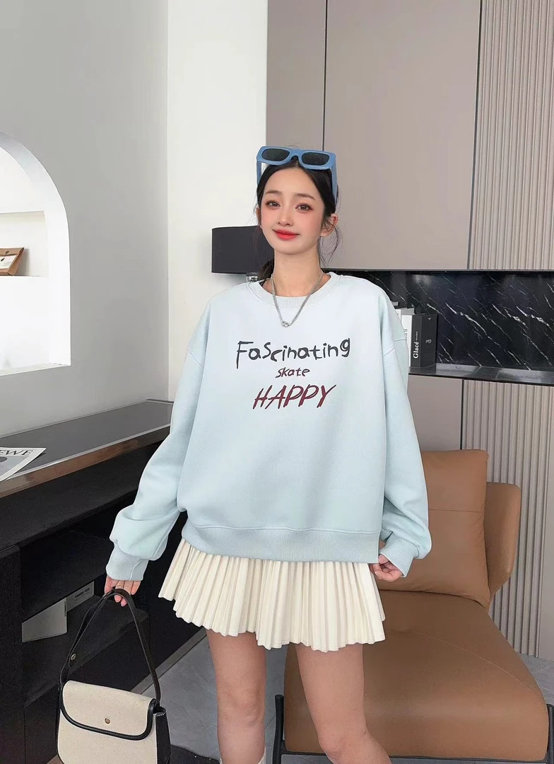 先利专属春款圆领卫衣