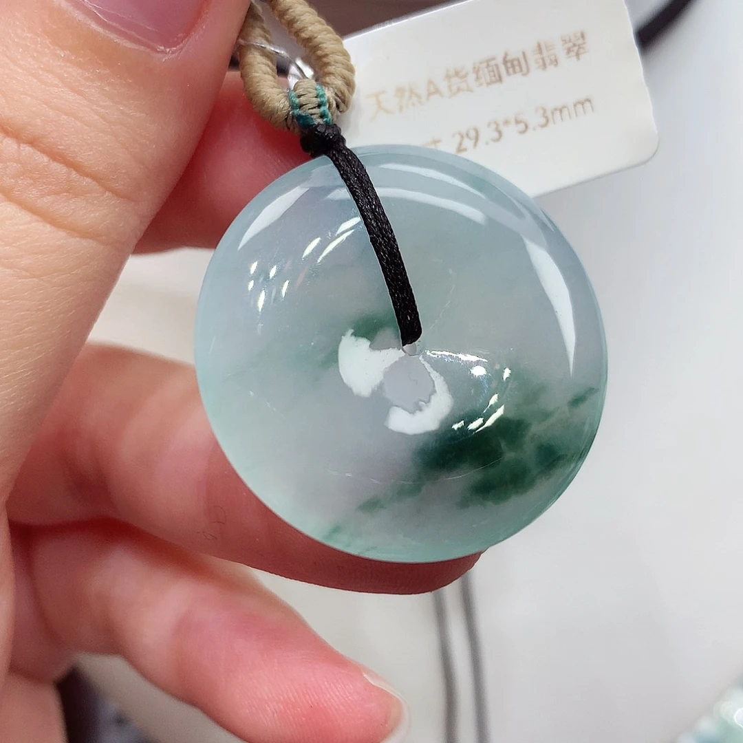 颈饰未镶嵌翡翠编号98，29.3/5.3