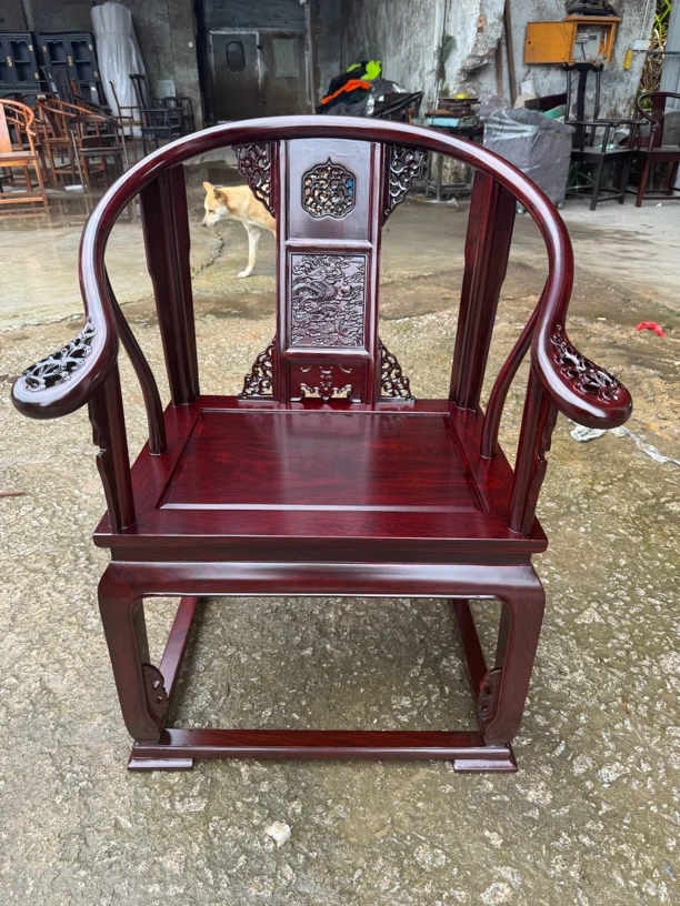 （包邮）老料酸枝皇宫椅，太师椅，实木椅，主人以客椅雕花书椅