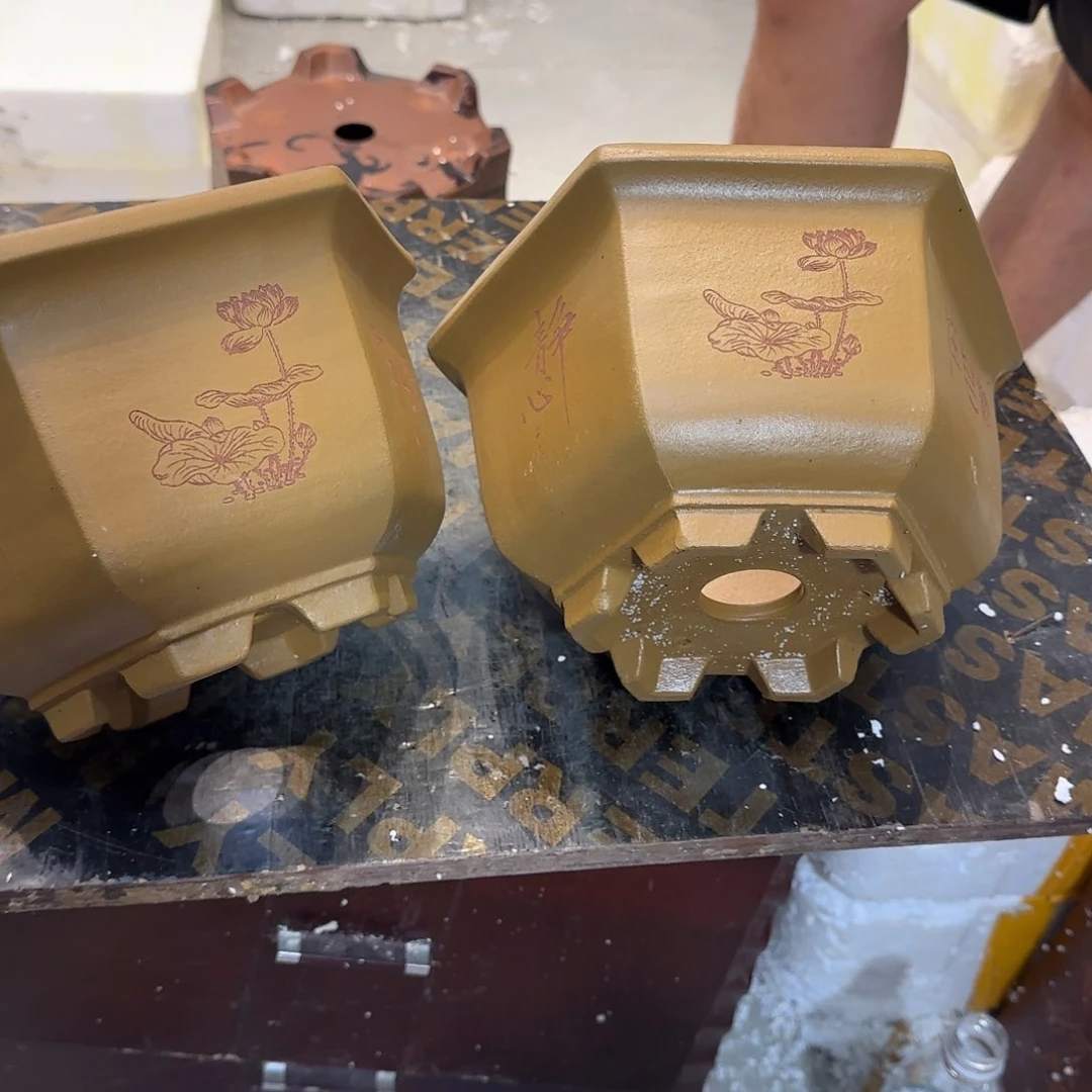 紫砂花盆口径24.15口径