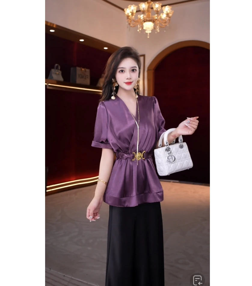 芙娜妮新款休闲洋气衣服女一整套穿搭气质显瘦女装套装FS2025189