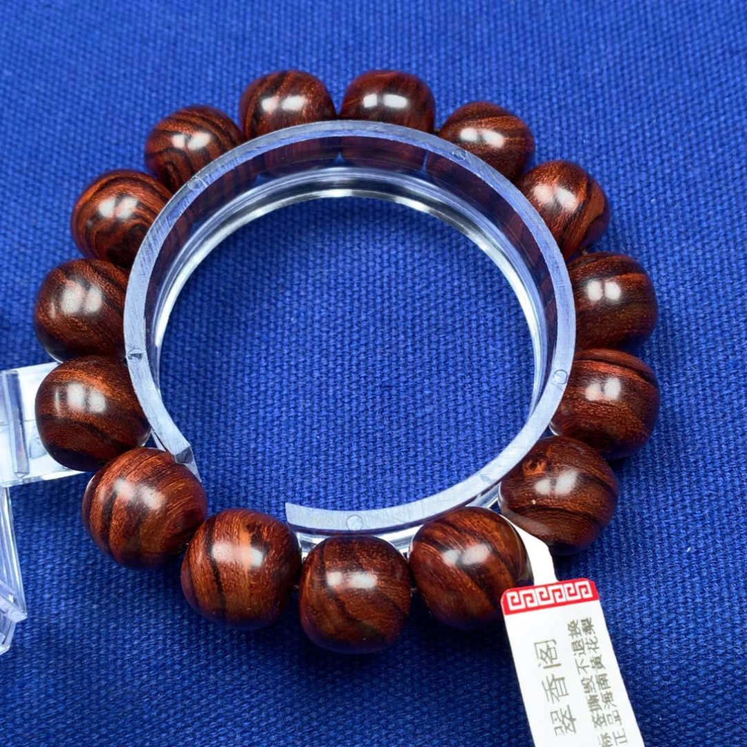 黄花梨/降香黄檀手串/手链1415海南黄花梨大黑线