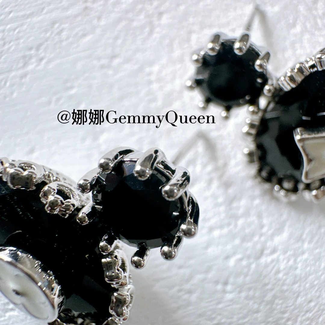 铜合金合成锆石耳饰 娜娜GemmyQueen耳环GQ07348