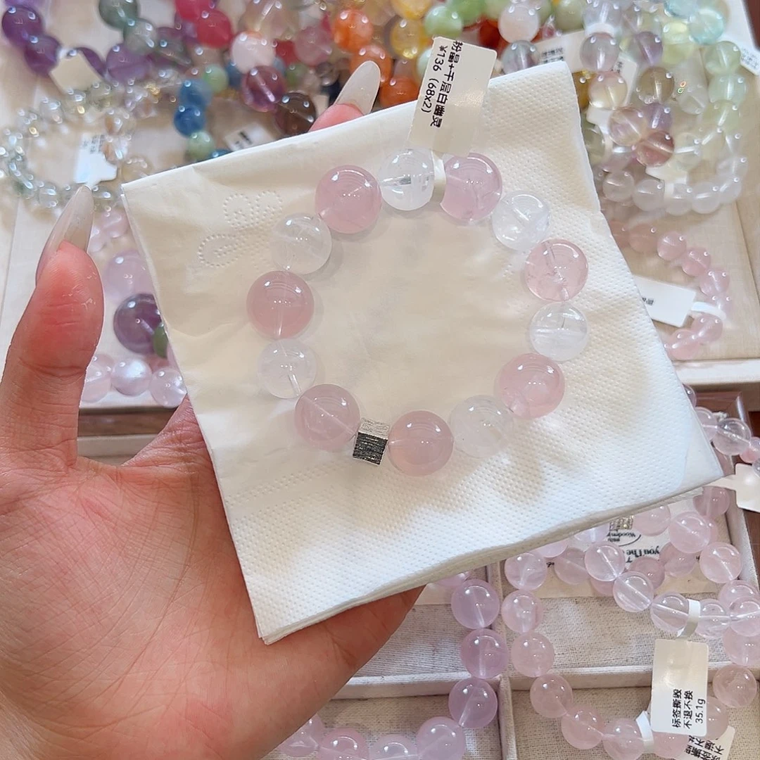 水晶手链未镶嵌晚*48小时鉴赏