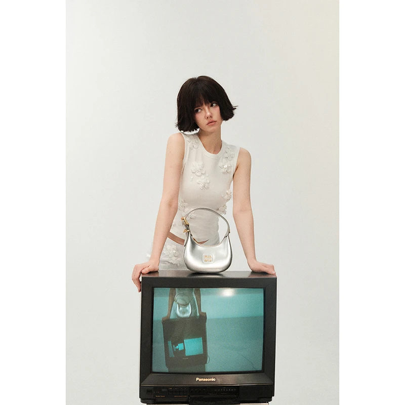 FOREVERCAN“万花镜”手工立体花无袖背心上衣ST21674