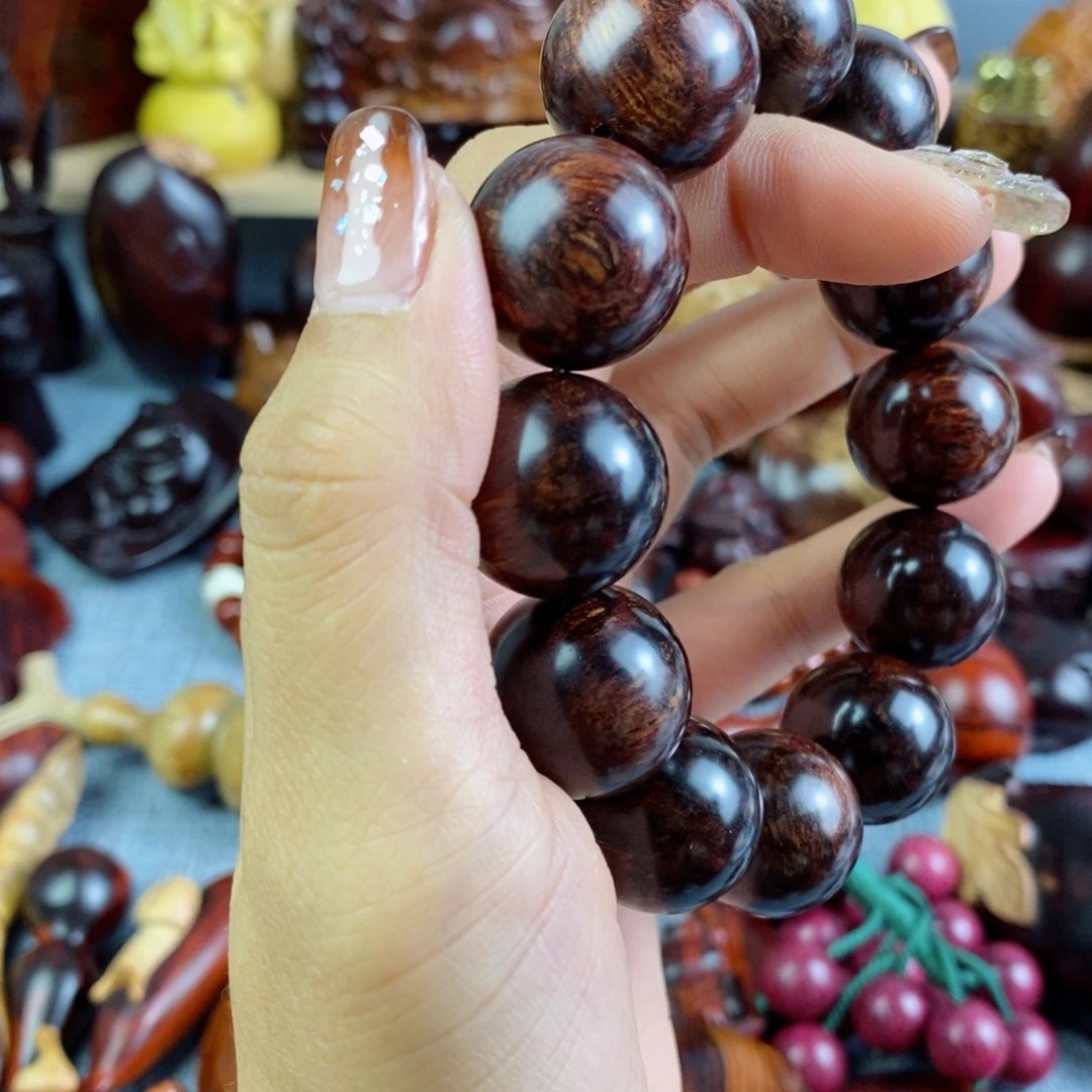 小***开檀香木黄花梨手串2.0