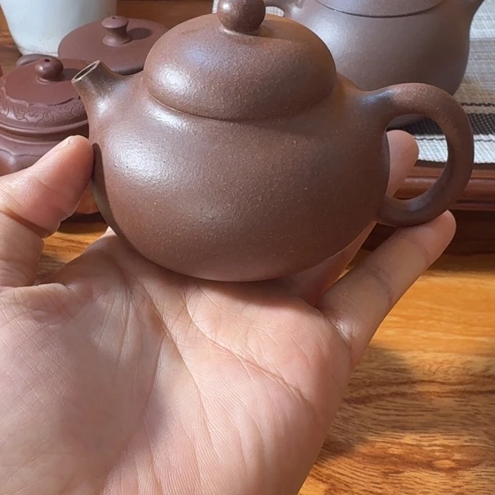 茶壶紫砂老紫泥小西施150cc