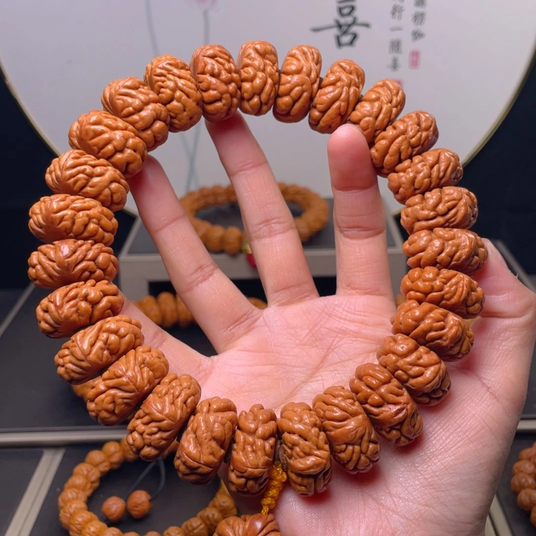 桃核吊坠24尺寸豹子头