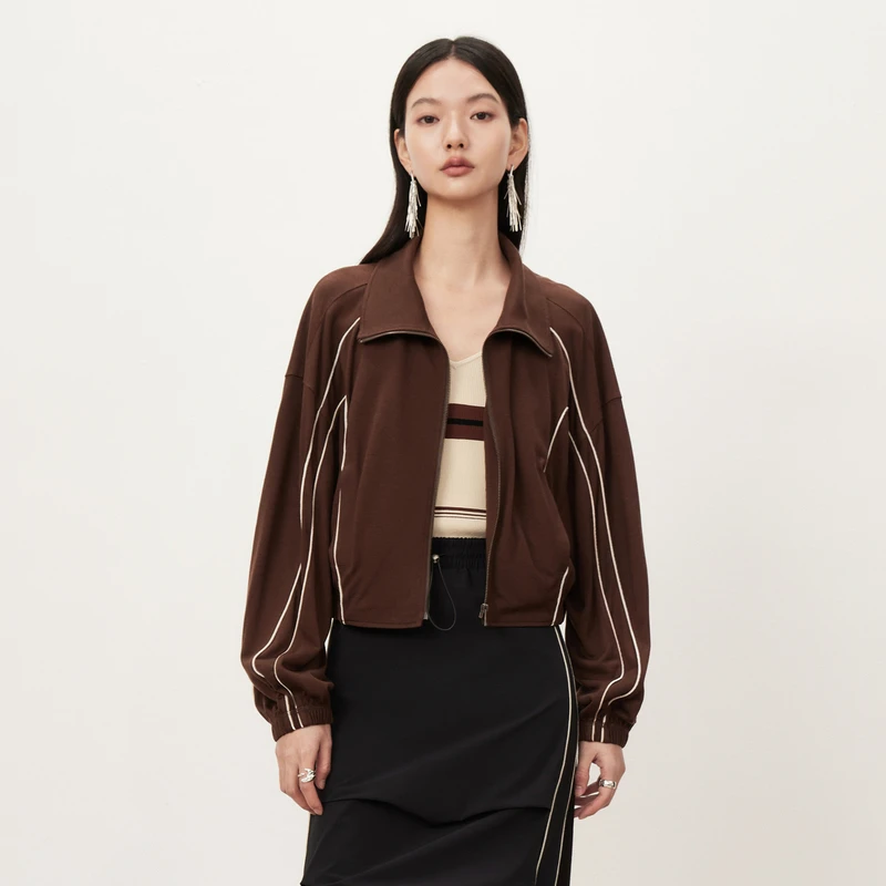 【商场同款】HPLY荷比俪2023秋季新款女摩登撞色外套HYD32520073