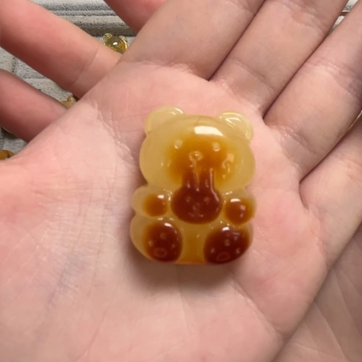 琥珀颈饰未镶嵌天然蜜蜡配件