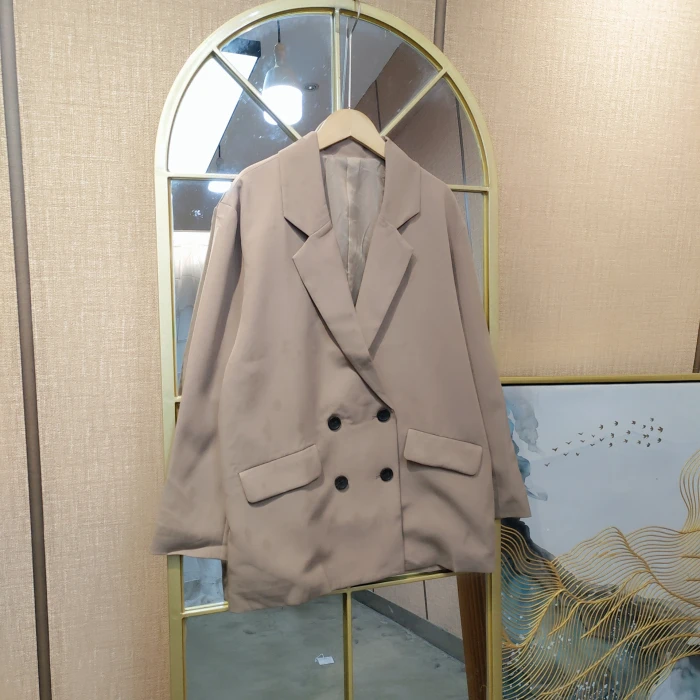 JU93孕妇咖色西装外套90-120