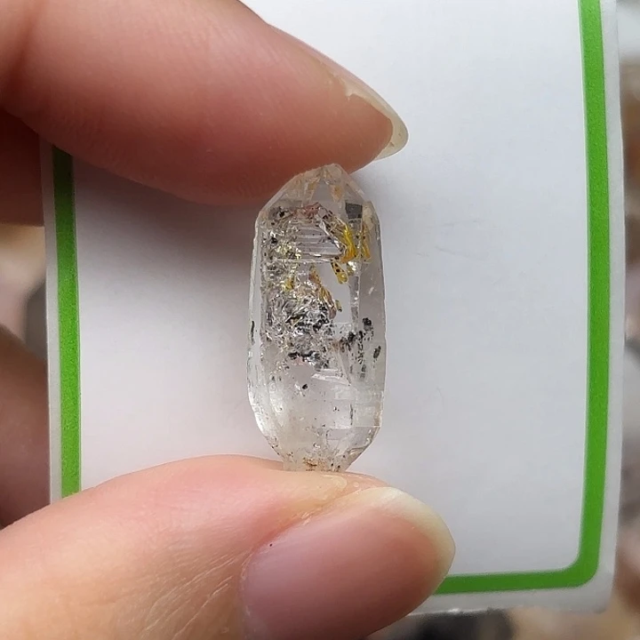 颈饰水晶未镶嵌巴基斯坦油胆闪灵钻22mm+