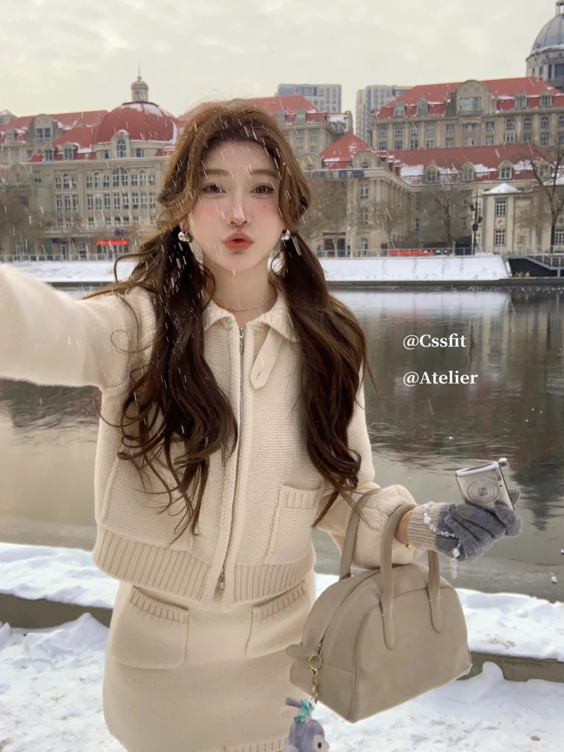 大大-纯欲显白高级上下两件套女