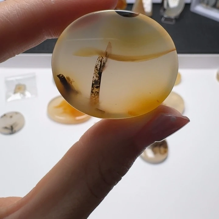 玛瑙/玉髓未镶嵌摆件