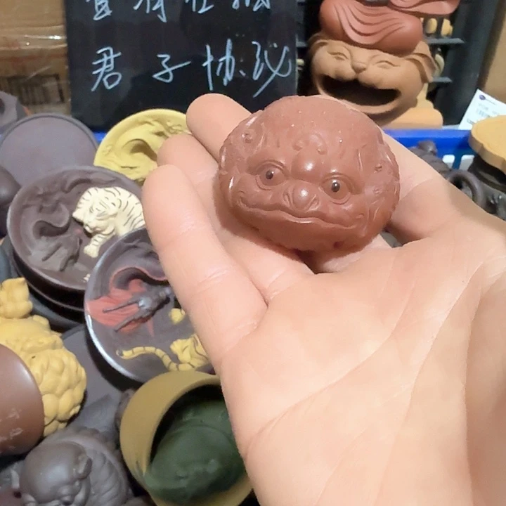 紫砂茶宠本*儿雕塑瑕疵茶宠