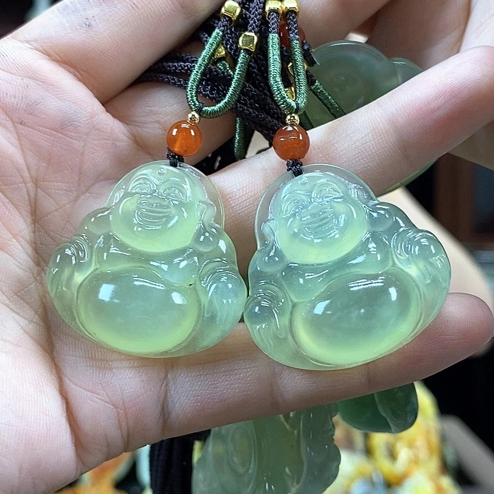 蛇纹石玉未镶嵌颈饰多样性发一单