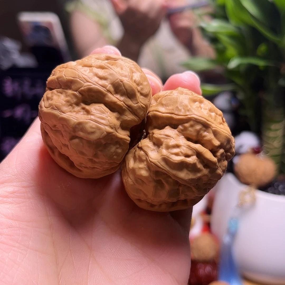 晓***龍文玩核桃吊坠44尺蛤蟆33