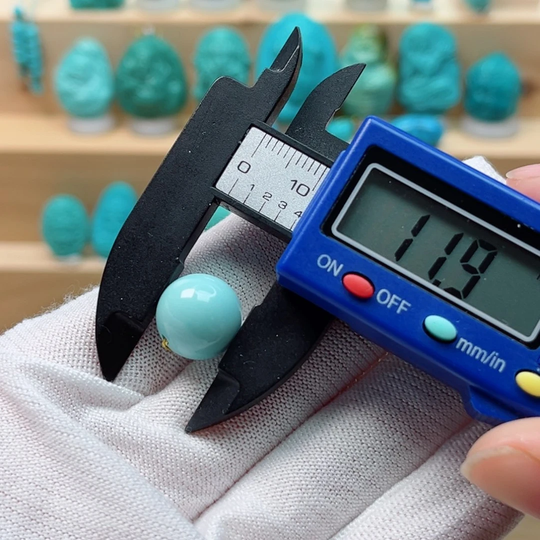 绿松石未镶嵌圆珠