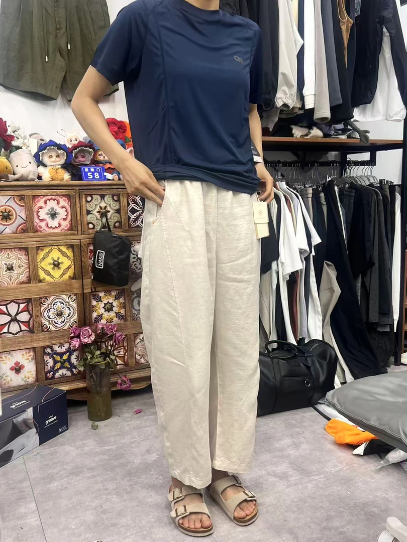 天丝亚麻女长裤 夏季必备透气高性价比