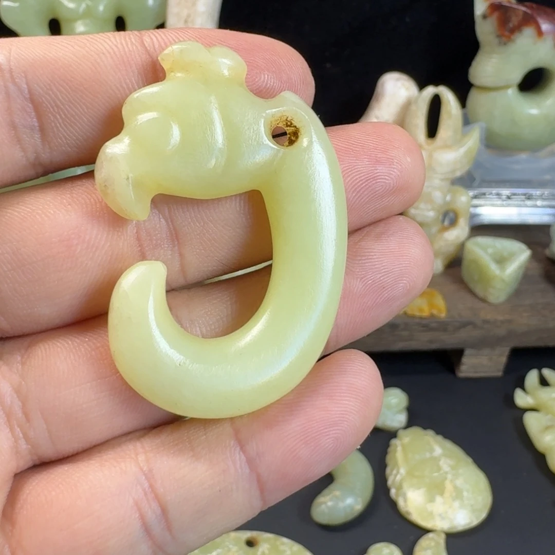 李***玉玉摆件猪笼猪笼型件