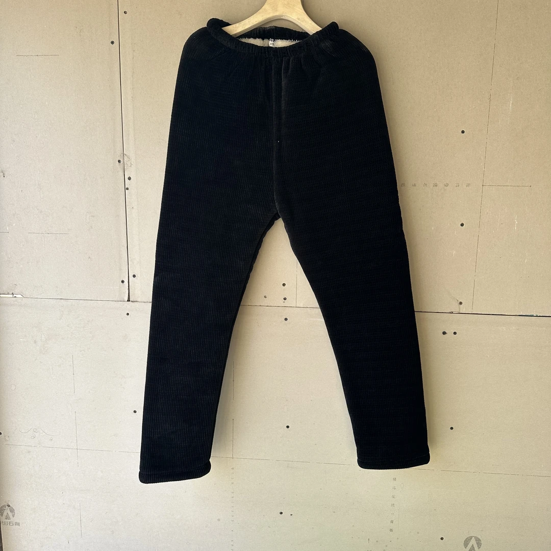 男款单件棉裤（内里白绒）