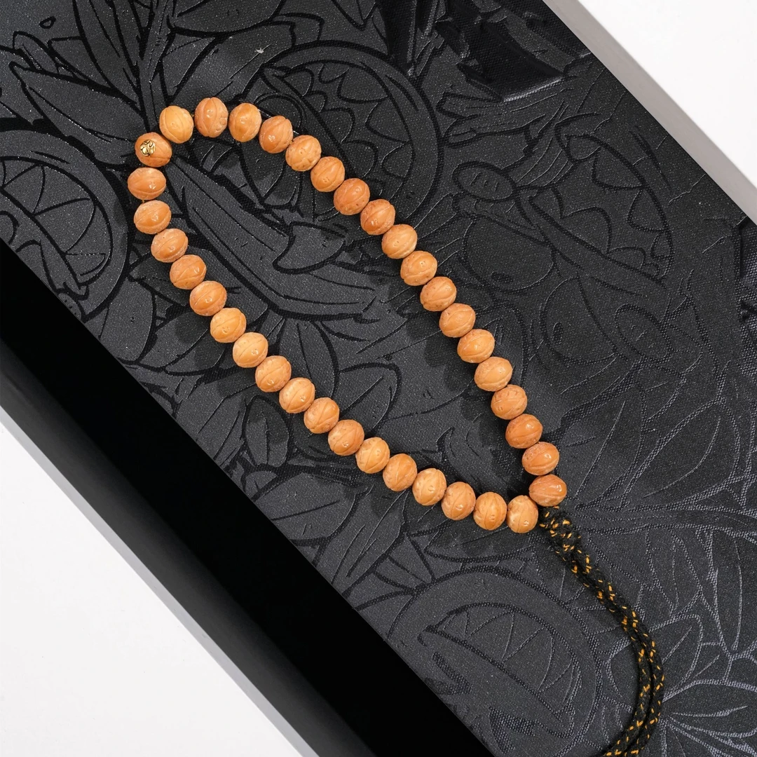 【启承严选】凡璞大师款 核尖雕刻凤眼手持手串 7.2mm FP004