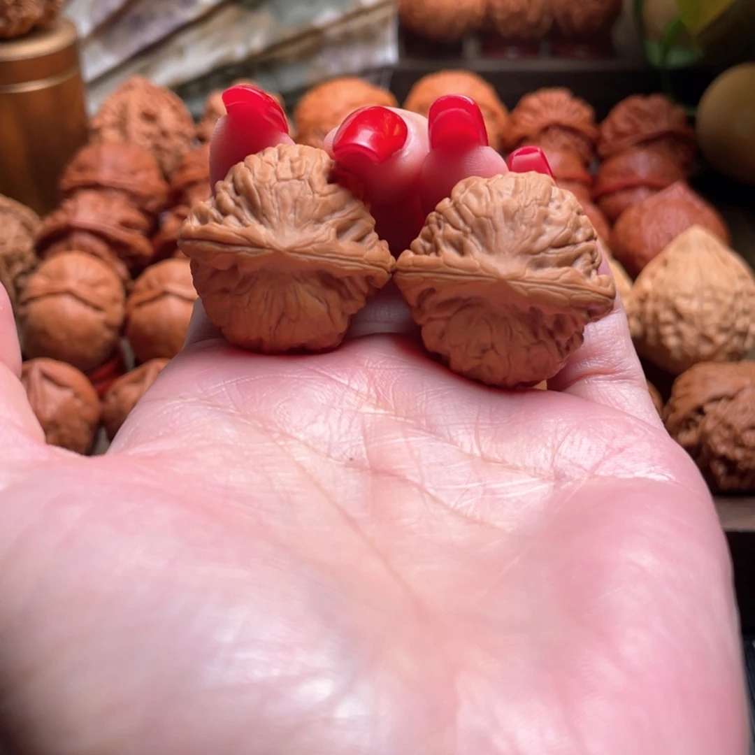 把件文玩核桃莲花