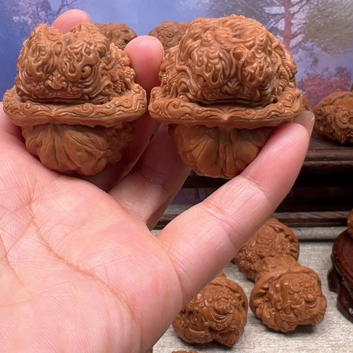 把件核桃蛤蟆头龙蟾