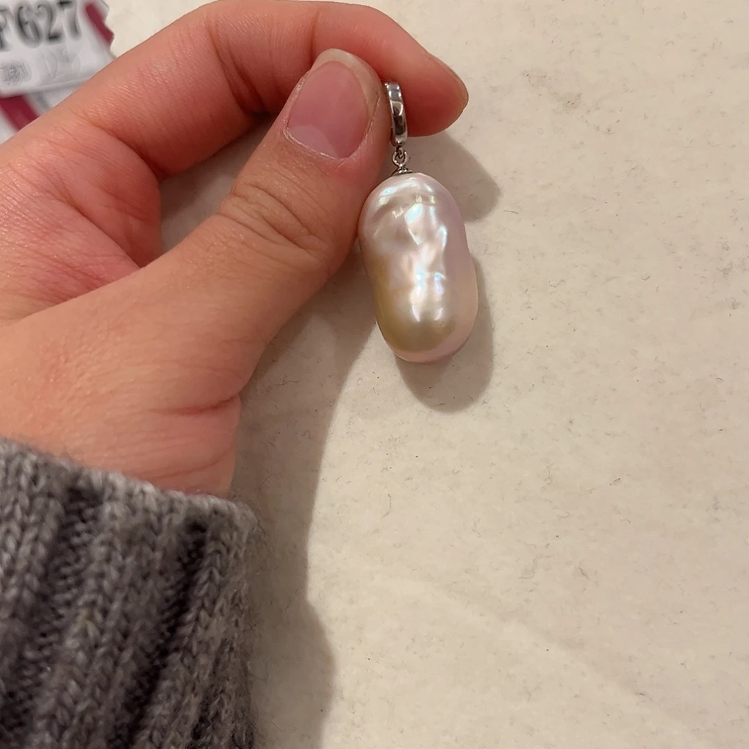 淡水珍珠戒指银S925镶嵌