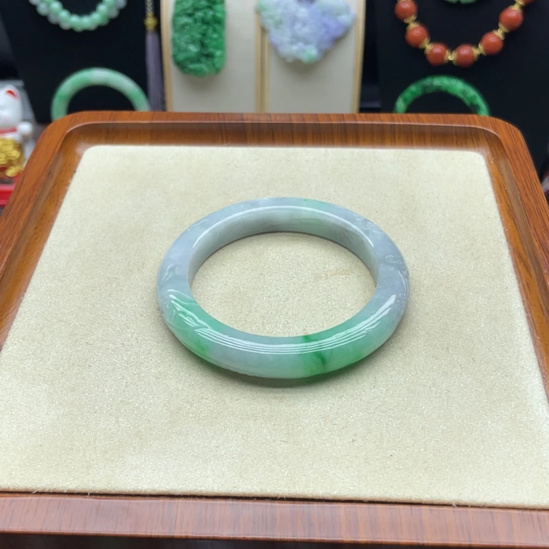 翡翠未镶嵌手镯翡翠手镯57