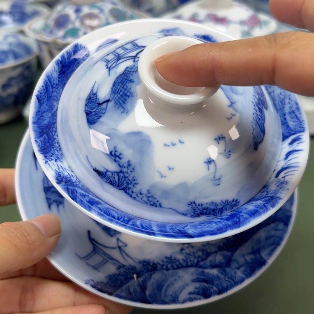 杯景德镇纯手绘茶具45